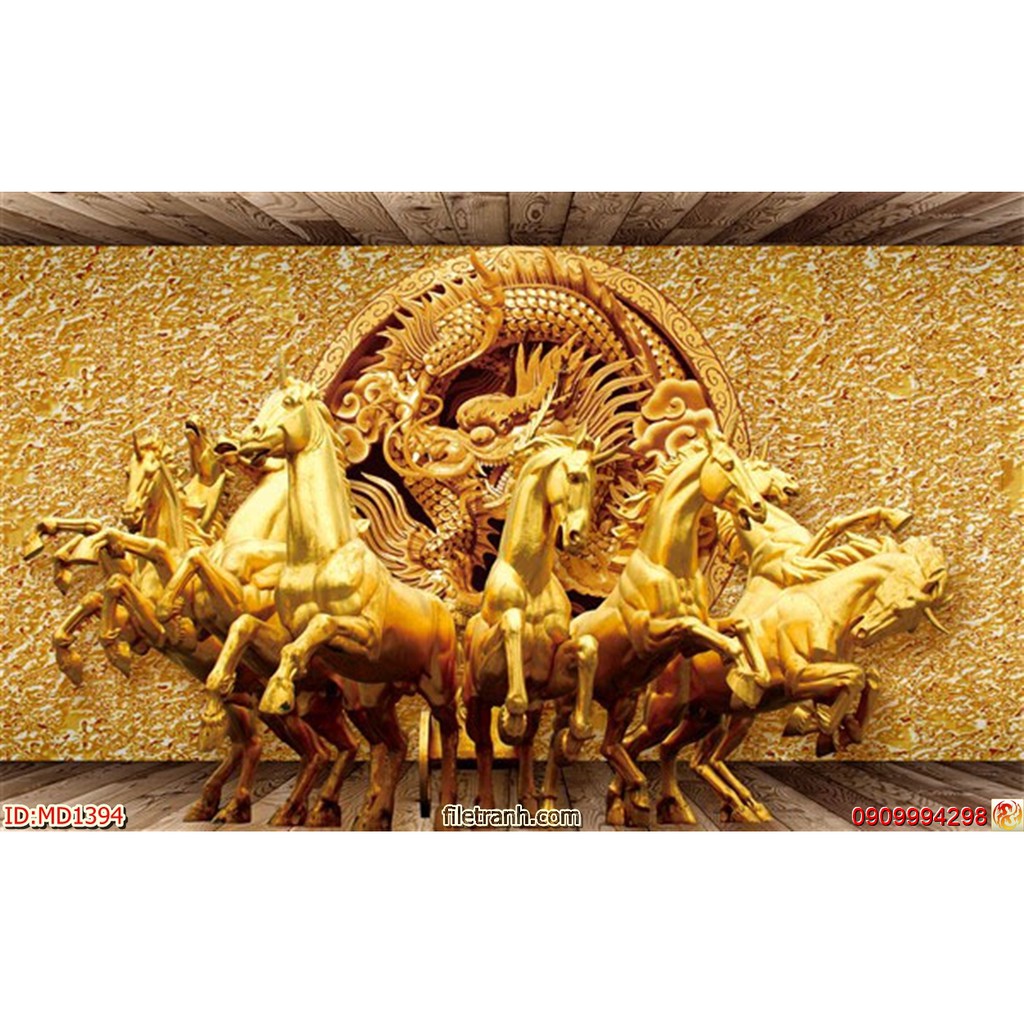 TRANH TẾT DÁN TƯỜNG 3D MÃ ĐÁO THÀNH CÔNG