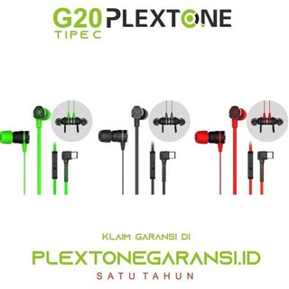 Tai Nghe Nhét Tai Chơi Game Plextone G20 Có Micro Màu Đen