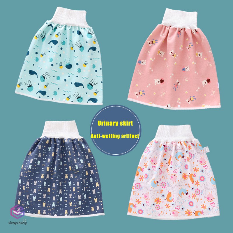Váy Tã Chống Thấm Nước 2 Trong 1 Cho Bé Gái