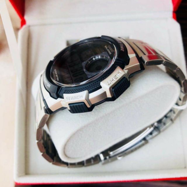 Đồng Hồ Nam Casio AE-1000WD-1A, đồng hồ chính hãng, dây kim loại, tuổi thọ pin 10 năm, world time
