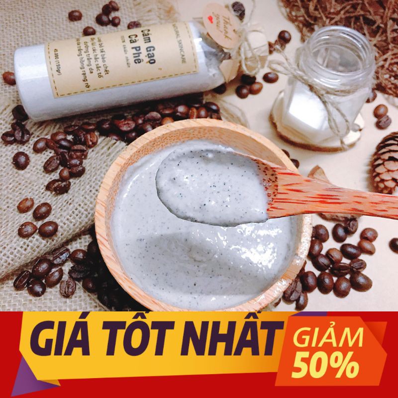 [ 5 CHAI] Tẩy Tế Bào Chết CÁM GẠO CAFE