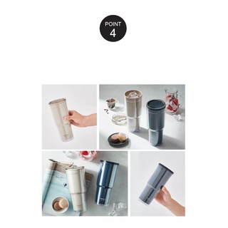 Ly nhựa 2 lớp Lock&Lock double wall cold cup 900ml HAP502
