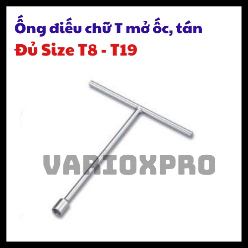 Ống điếu chữ T mở ốc, tán đủ size T8 - T19 Nội dung 2