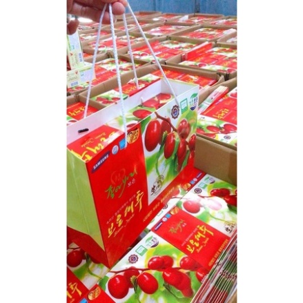 SIÊU KHUYẾN MẠI: TÁO ĐỎ SẤY KHÔ HÀN QUỐC HỘP QUÀ TẶNG 1KG, DATE 2023 [ Hàng Mới Về ]