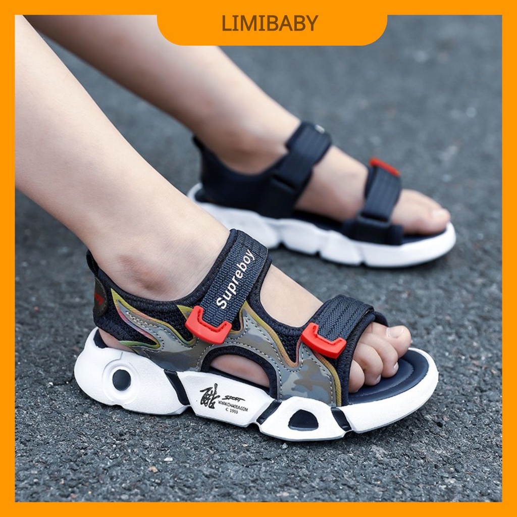 Dép sandal quai hậu cho bé trai dòng cao cấp phong cách Châu Âu đế Eva nhẹ full size 3 - 5 tuổi ST40