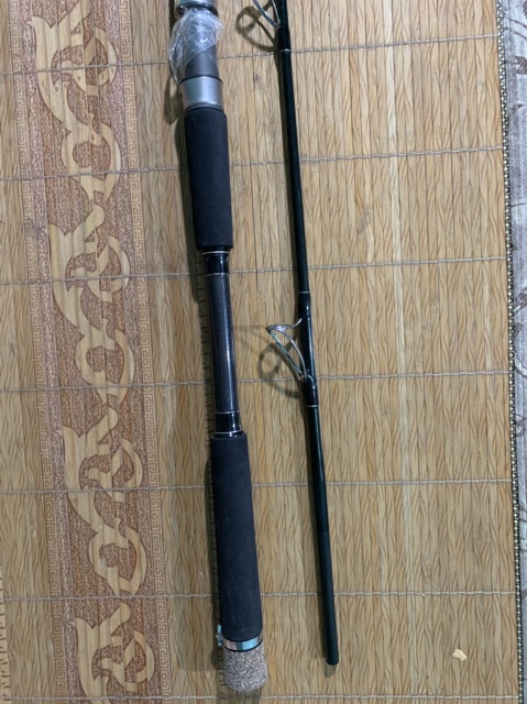 cần câu lure 2 khúc dài 2m1 siêu khoẻ khuyên fuj cần y hình giá rẻ