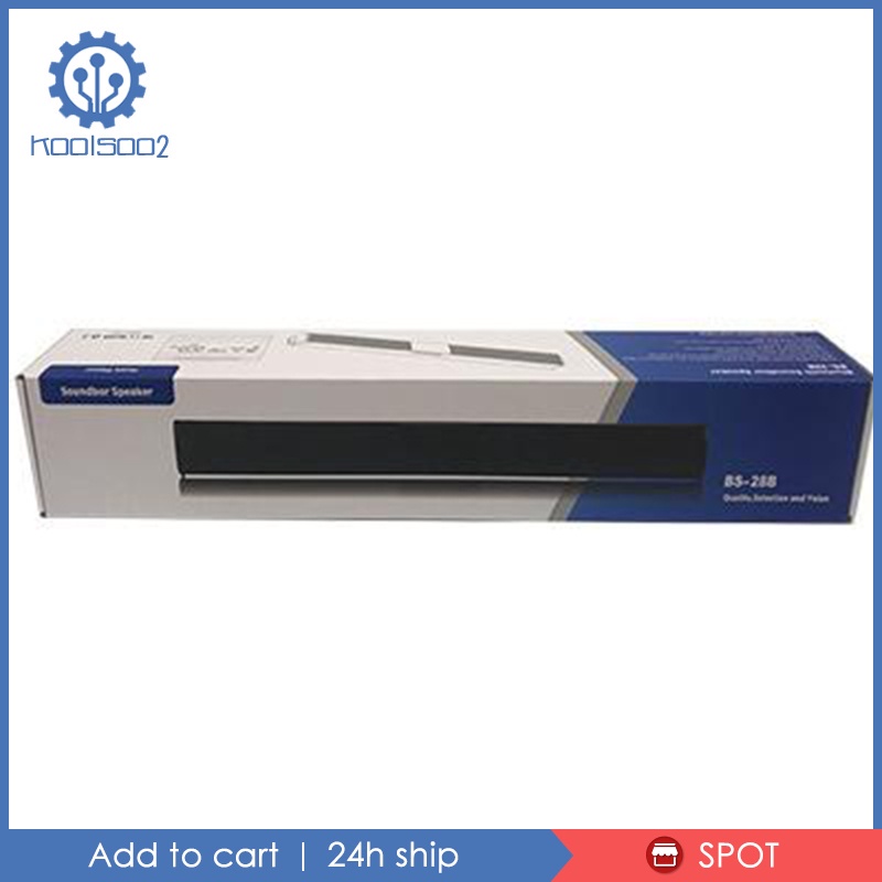 22inch Long Black Soundbar for TV Bluetooth Speaker Home Theater System