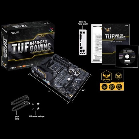 Bo Mạch Chủ Mainboard ASUS TUF B450-PRO GAMING - Hàng Chính Hãng