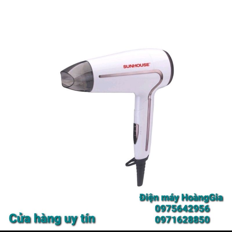 Sấy tóc Sunhouse SHD2308 cao cấp. Hàng chính hãng. Bảo hành 12 tháng.