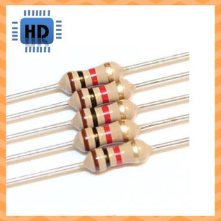 Điện Trở Vạch 1/4W 5% 1K-15K (Túi 50 con) Zin