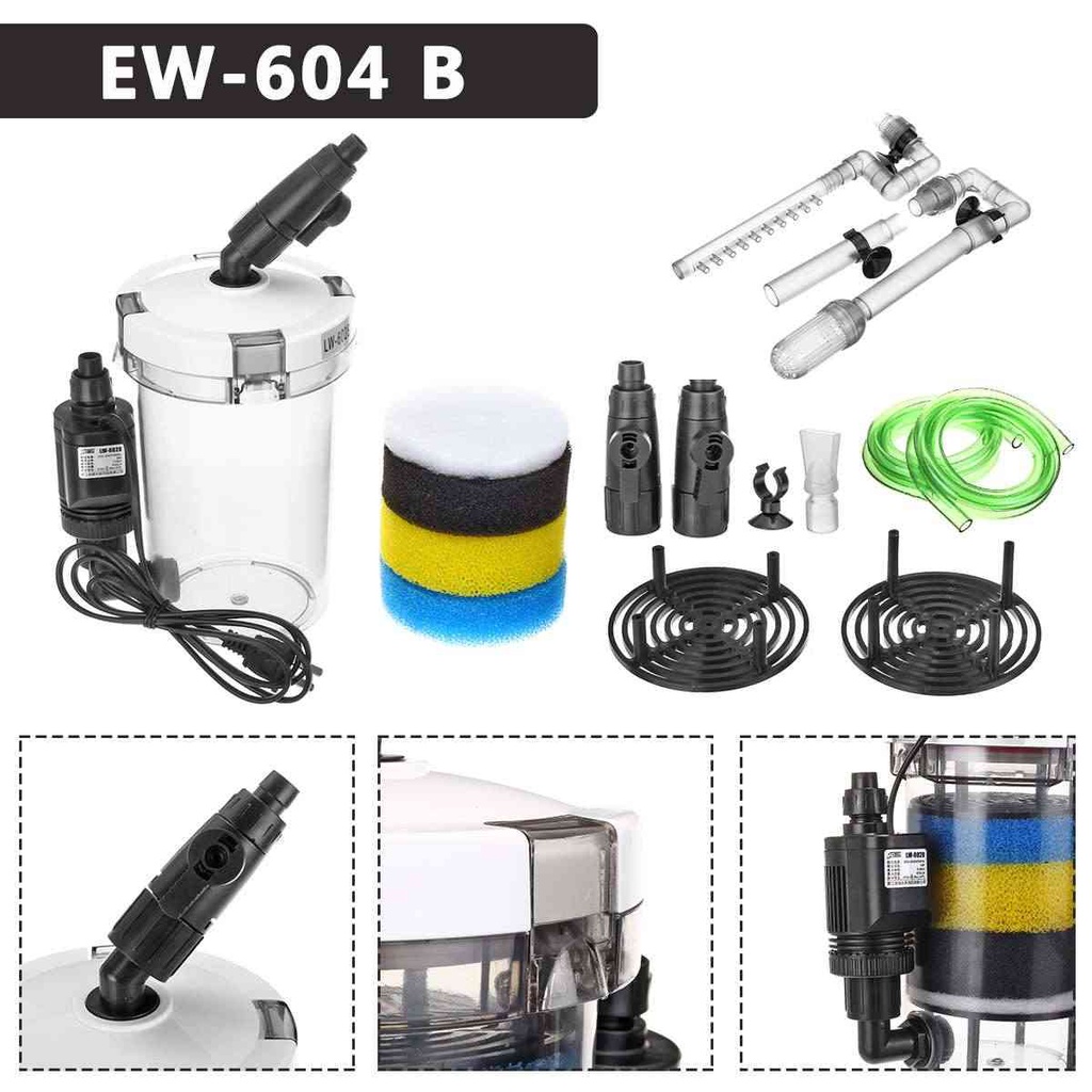 Lọc Thùng Sunsun EW603B EW604B - Lọc Ngoài, Lọc Phụ Sunsun EW603 EW604 Bể Cá, Thuỷ Sinh