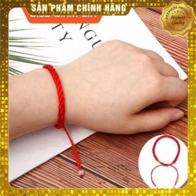 Vòng tay ngũ sắc chỉ đỏ may mắn. | BigBuy360 - bigbuy360.vn