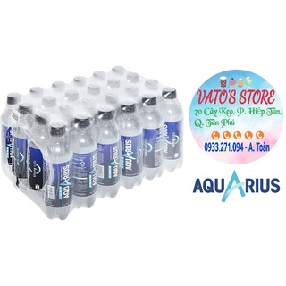 Thùng 24 chai nước thể thao AQUARIUS zero 390ml Lốc 6 chai nước thể thao