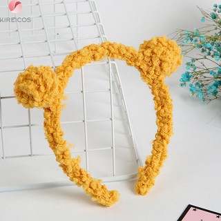 Cài Tóc Lông Xù 2 Tai Nhỏ Siêu Cute