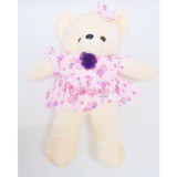 Gấu bông mặc váy màu hồng Pipobun size 50cm - P02064502550383