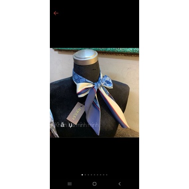 Khăn Lụa Carvat Nơ Cổ GUCCI Thời Trang - Hàng nhập QC Cao Cấp 6x120cm.