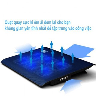 Đế tản nhiệt laptop l112 6 quạt