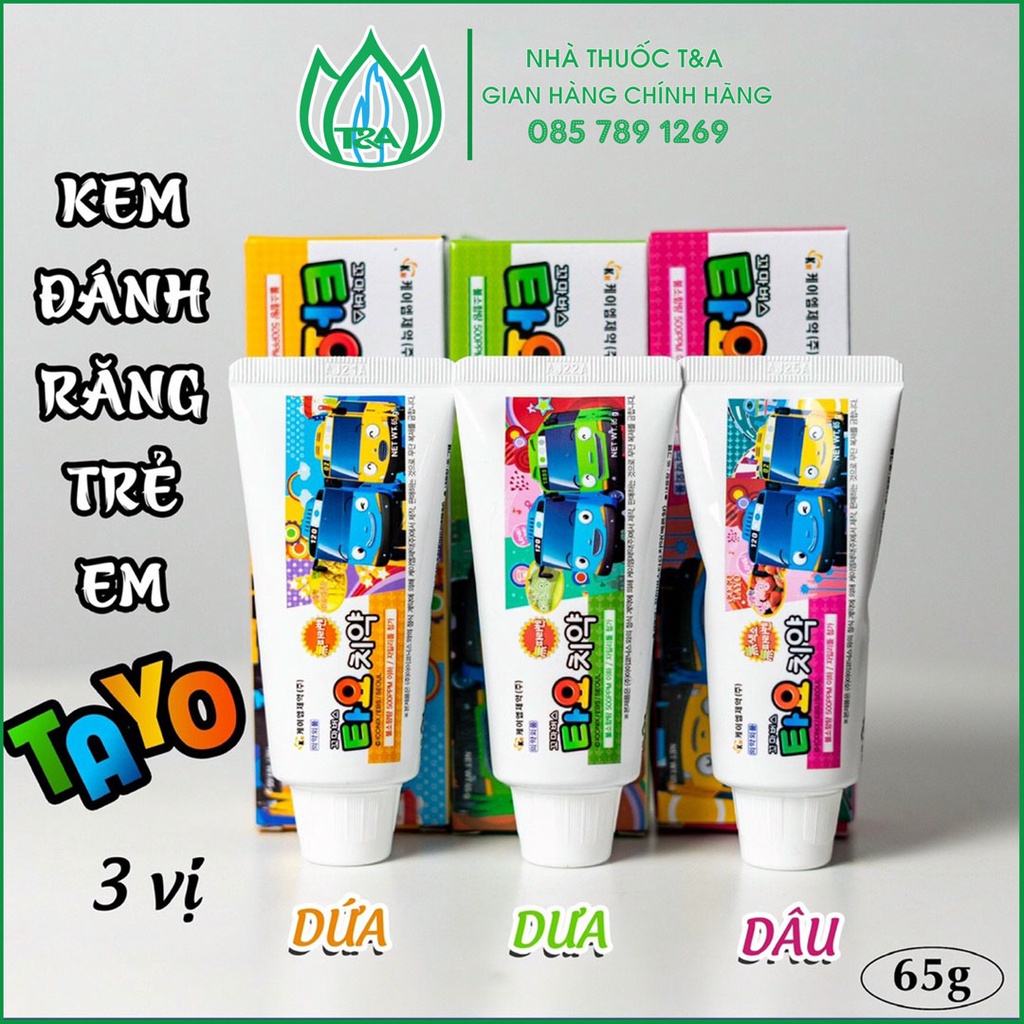 Kem đánh răng trẻ em TAYO
