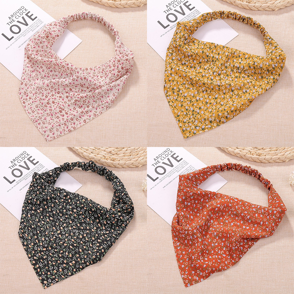 Băng đô bandana DODDER kiểu khăn xếp thời trang làm phụ kiện trang trí tóc cho nữ