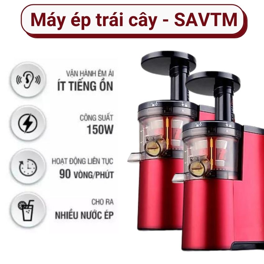 Máy ép trái cây tốc độ chậm SAVTM (Bảo hành 6 tháng động cơ)