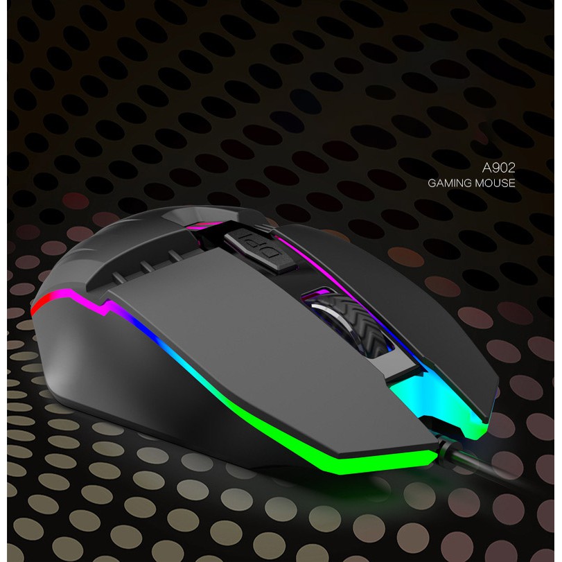 🌟GIÁ HỦY DIỆT🌟 Chuột Chơi Game Cao Cấp A902 - Led Đổi Màu - Công Nghệ 4D | BigBuy360 - bigbuy360.vn