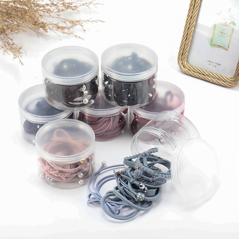 [Nhiều Màu] Set 12 Chun Buộc Tóc Tặng Kèm Hộp Đựng Vệ Sinh