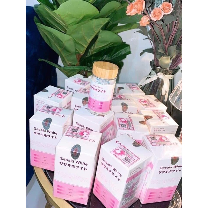 Viên uống Sasaki White tạo hương thơm tự thân, Viên uống trắng da mờ mờ vết nám Nhật an toàn hiệu quả