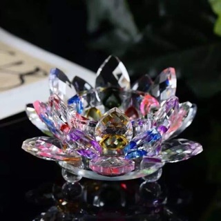 CHÂN NẾN HOA SEN LƯU LY