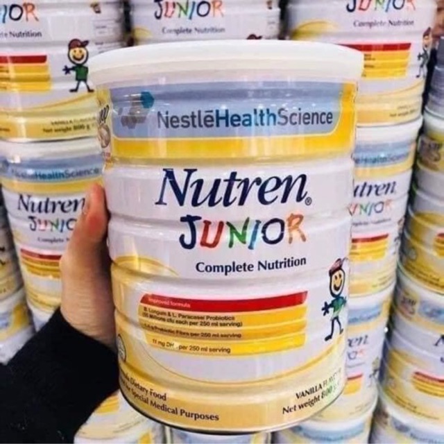 Sữa Nutren Junior 800g Thụy sĩ,Sữa bột dành cho bé từ 12 tháng tuổi