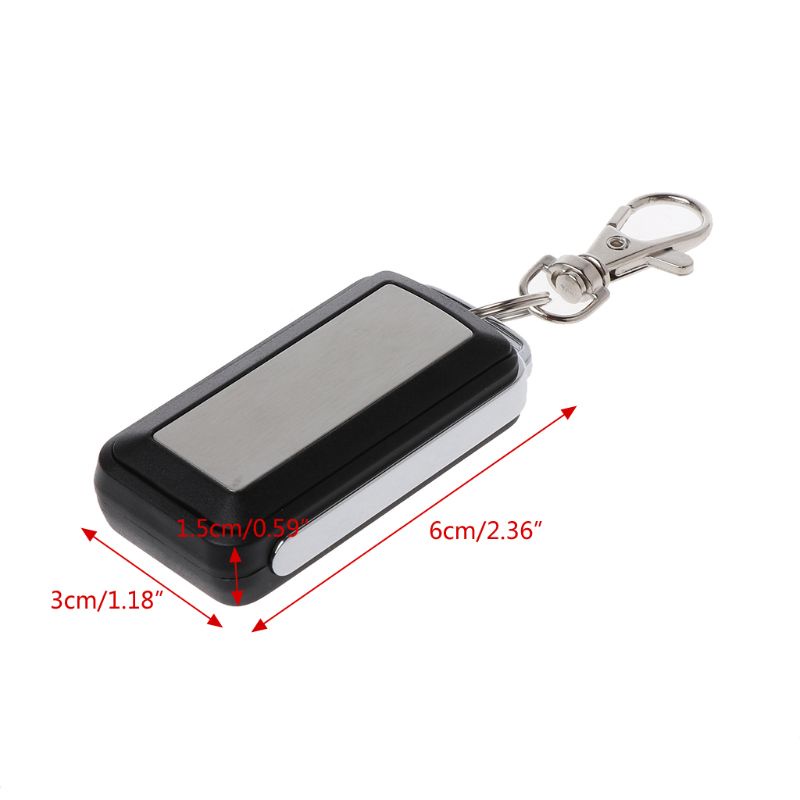 Điều Khiển Từ Xa 433MHZ 4 Nút Bằng Kim Loại Cho Cổng Ga-Ra Xe Hơi