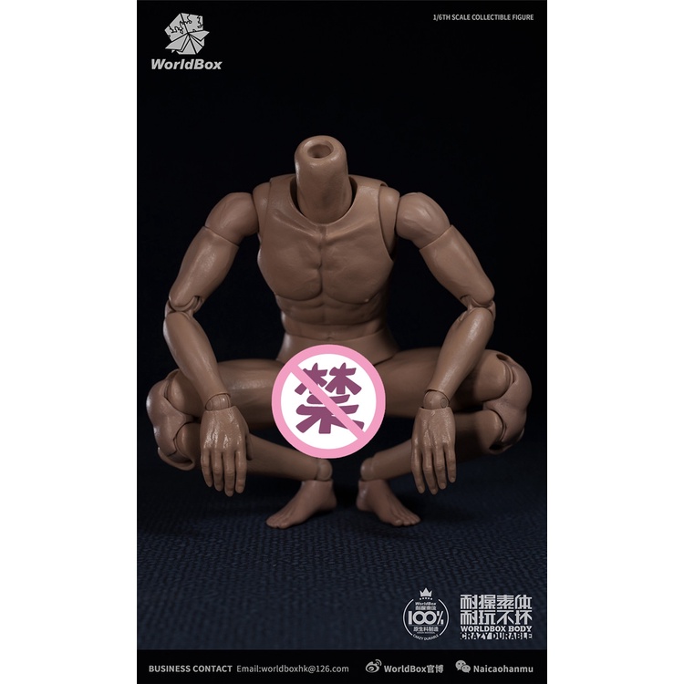 Mô hình Body Male AT020 tỉ lệ 1/6 - Hãng WorldBox