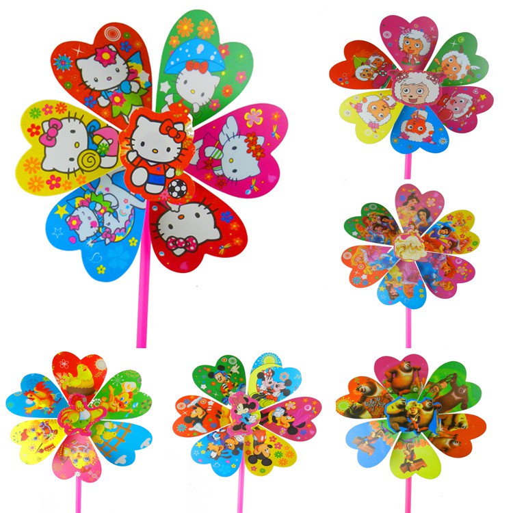 Đồ Chơi Chong Chóng Nhựa Cầm Tay Hoạt Hình Đáng Yêu