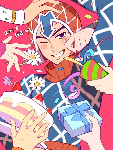 1-5 Poster guido mista jojo no kimyou na bouken khổ 20 x 30 cm