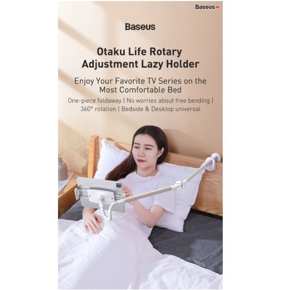 Bộ đế giữ điện thoại chân kẹp dùng cho iPad Baseus Otaku Life Rotary Chính Hãng | BigBuy360 - bigbuy360.vn
