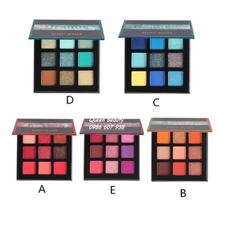 Phấn mắt 9 ô mã B51,hãng Beauty Glazed