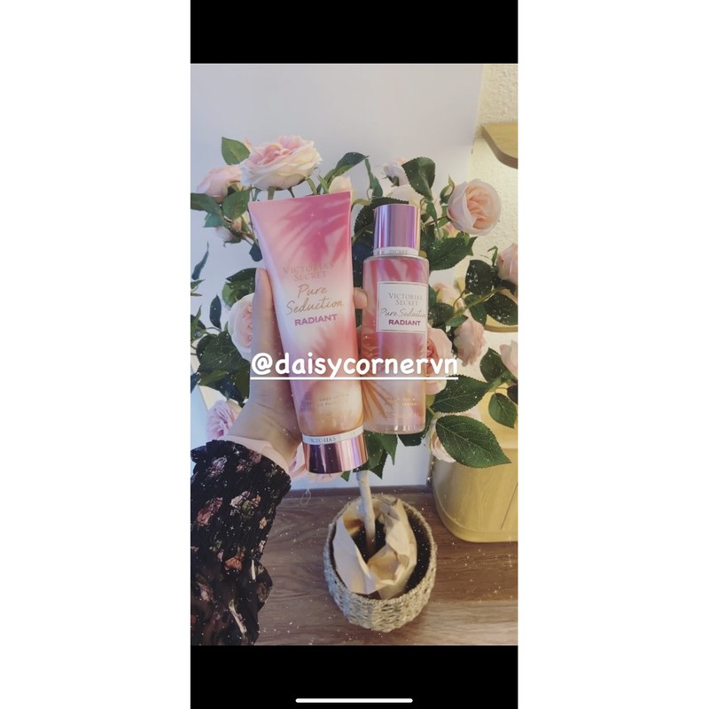 Radiant - Xịt thơm Body Mist Victoria’s Secret - Love Spell - Velvet Petals - Pure Seduction