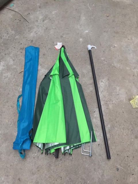 Ô dù che nắng dùng cho đi câu, dã ngoại, có lò xo xoay 360 độ bằng thép không han gỉ - ĐỒ CÂU PHÍA BẮC - S22