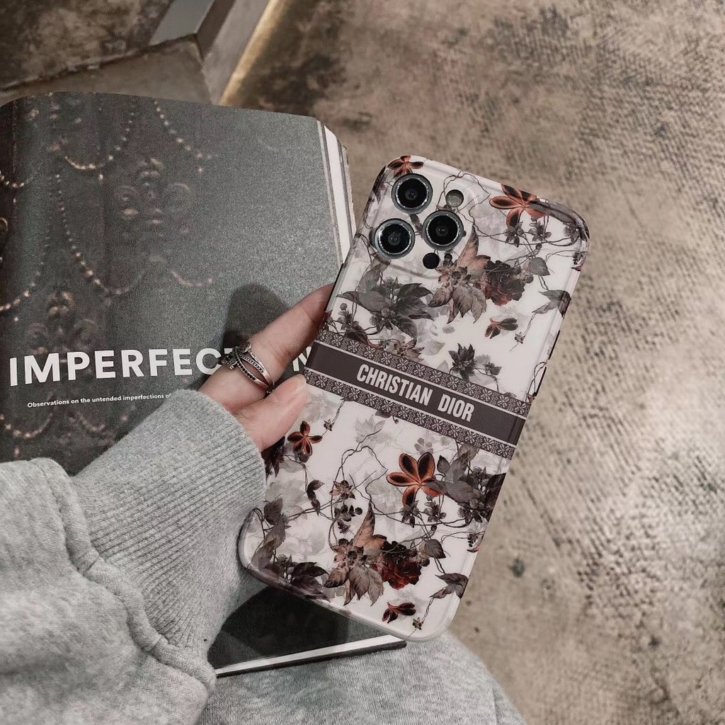 Ốp Điện Thoại Silicon Imd Hoạ Tiết Chiếc Lá Nghệ Thuật Cho Iphone13 13Promax 12  12promax  11promax 11 7plus Xs Max | BigBuy360 - bigbuy360.vn