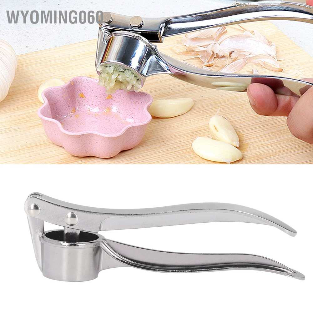 Dụng cụ nghiền ép tỏi cầm tay bằng hợp kim kẽm chống gỉ tiện dụng cho nhà bếp