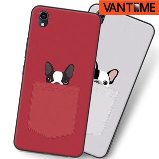 Ốp lưng TPU in hình chó con trong chiếc túi đáng yêu cho Vivo Y91c