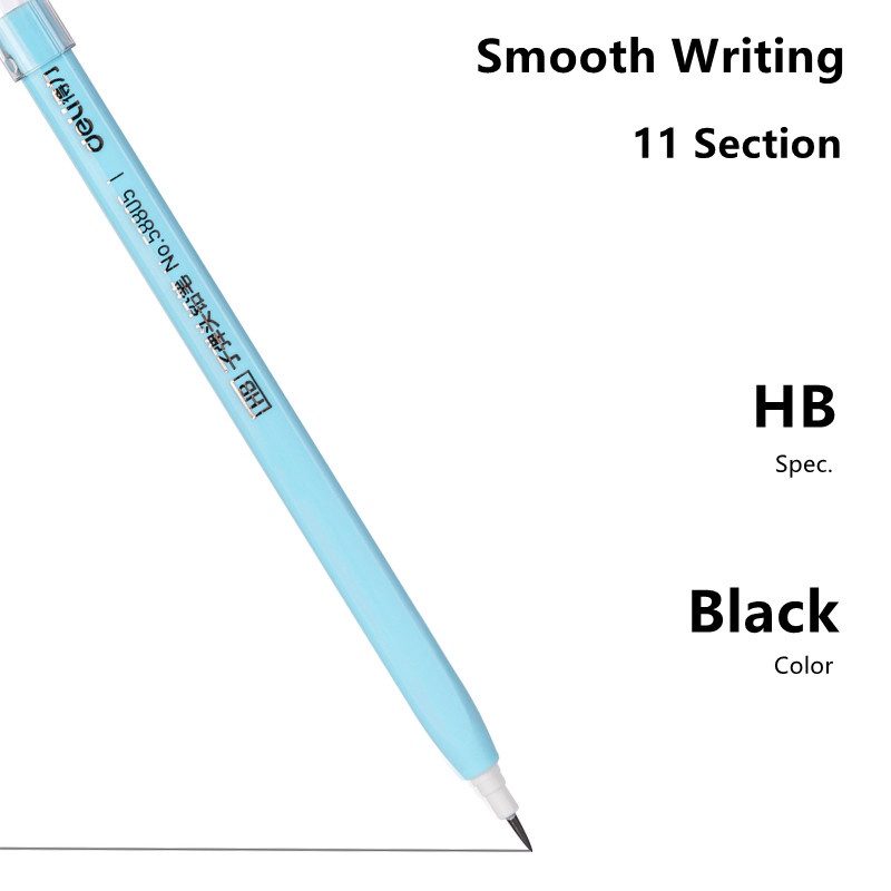 Bút chì khúc HB Deli 1 túi gồm có 3 cái
