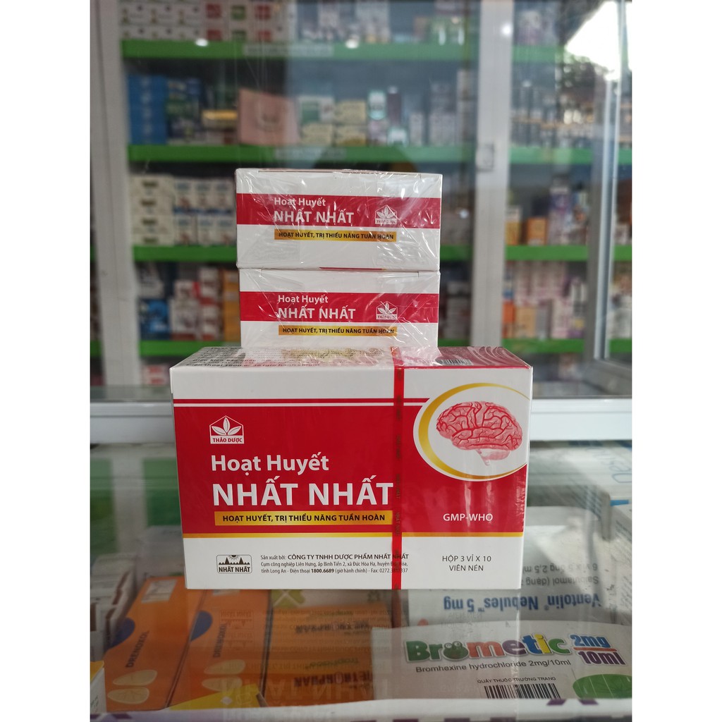 Hoạt huyết nhất nhất hộp 3 vỉ x 10 viên chính hãng