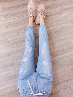 BAGGY CẠP CHUN RÁCH CỰC HOT