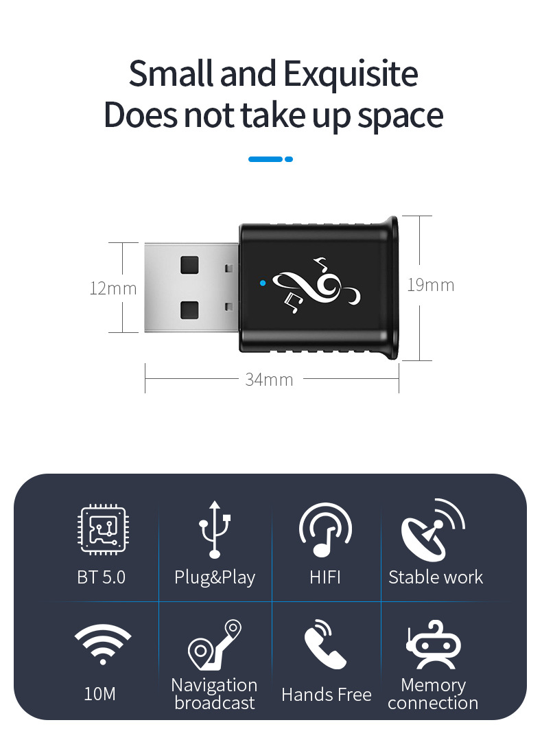 Thiết Bị Nhận Tín Hiệu Bluetooth 3.5aux | BigBuy360 - bigbuy360.vn