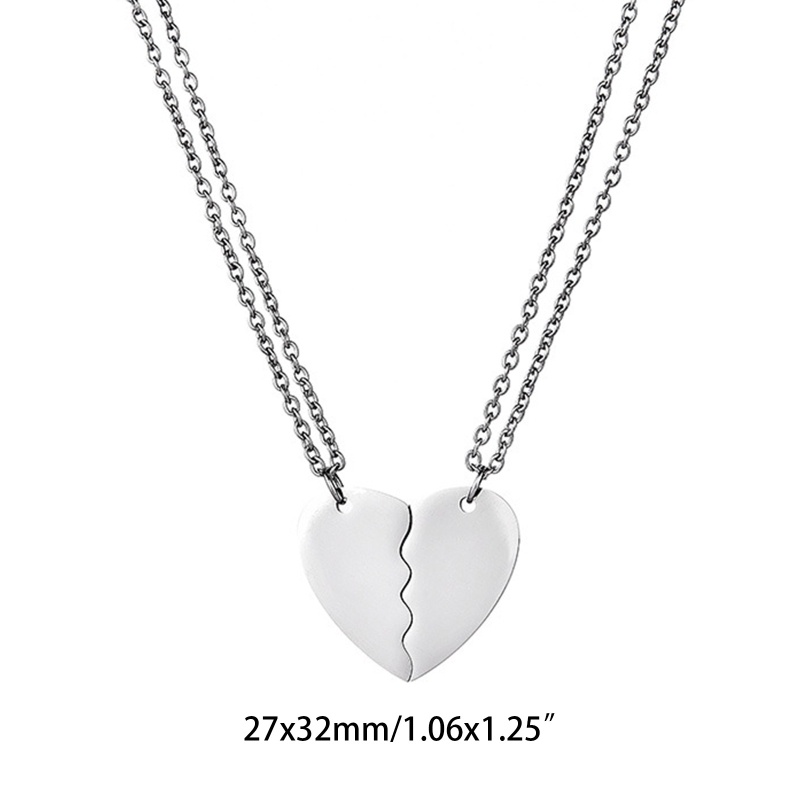 Vòng cổ Cặp Đôi Hình Trái Tim Phong Cách Gothic Punk