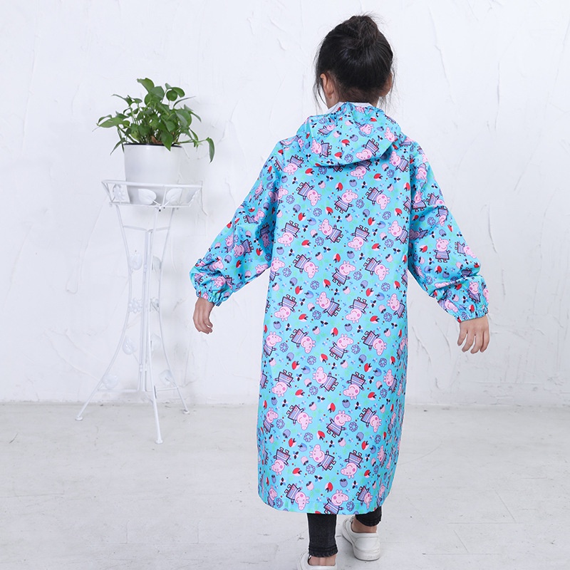 Áo Mưa BÍT TRẺ EM Vải Dù Không Xẻ Tà Cao Cấp MINISHOP AM13