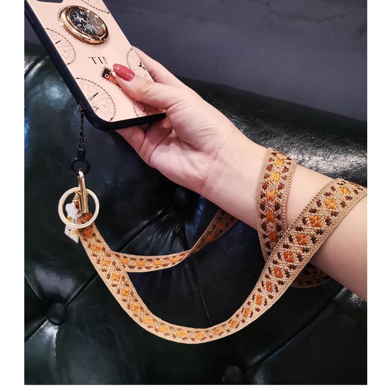 Mobile Ốp Điện Thoại Kèm Dây Đeo Cổ Phong Cách Trung Hoa Cổ Điển Độc Đáo Thời Trang