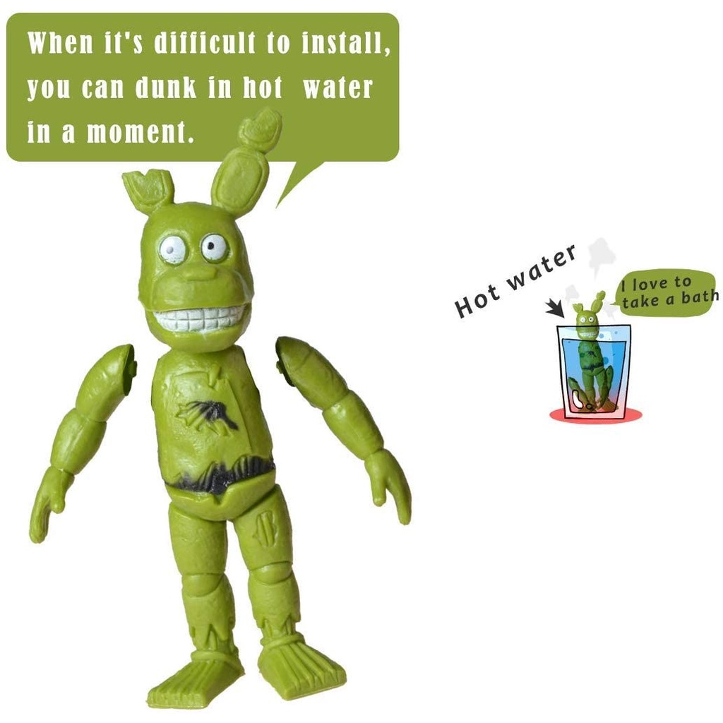 Set 12 mô hình nhân vật game Five Nights At Freddy's độc đáo