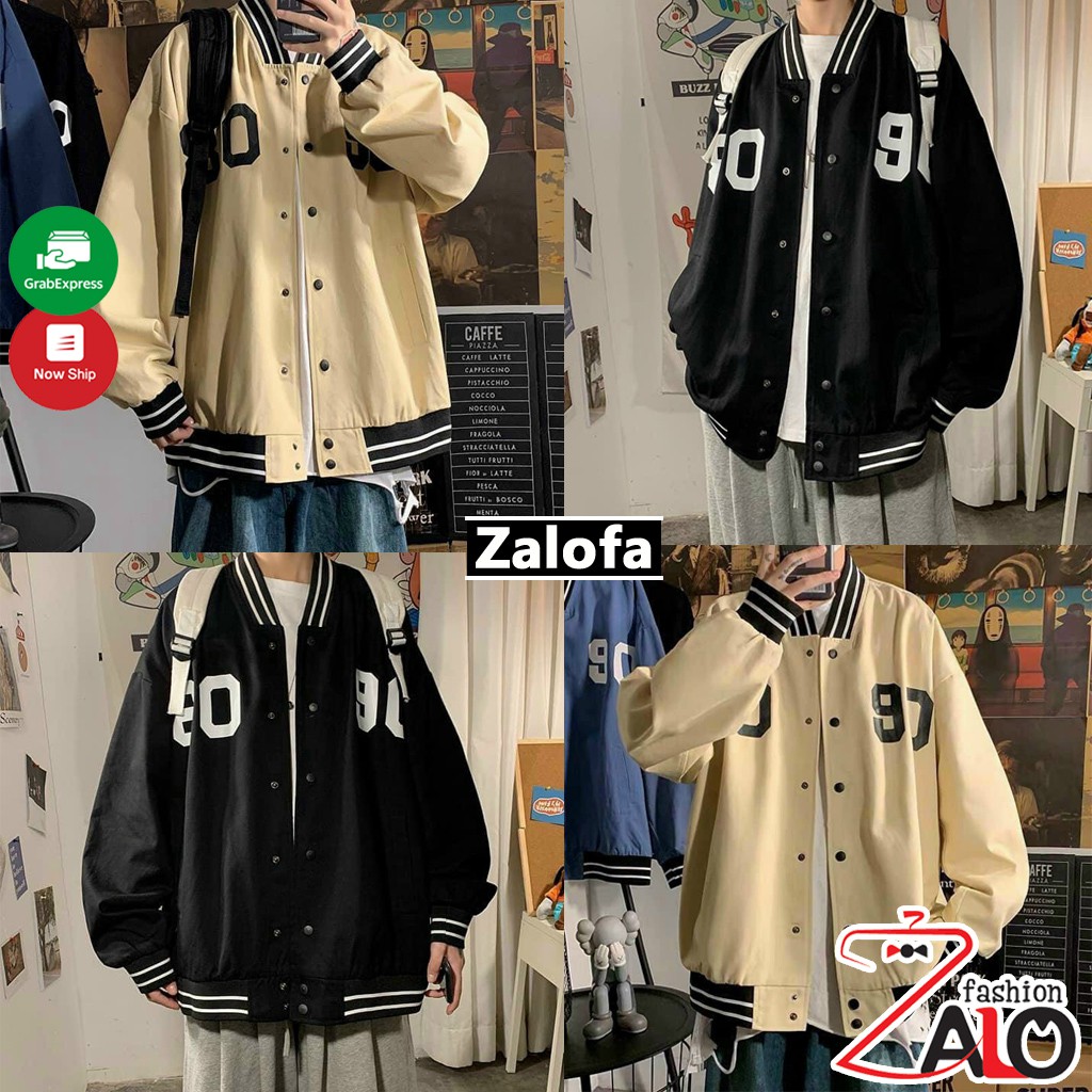 Áo khoác Bomber dù Unisex Ulzzang nam nữ Nhiều Mẫu Hot Áo Bomber dù 2 lớp lên from mặc siêu đẹp Zalofa