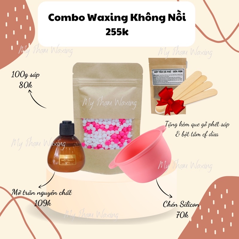 COMBO WAXING KHÔNG CẦN NỒI